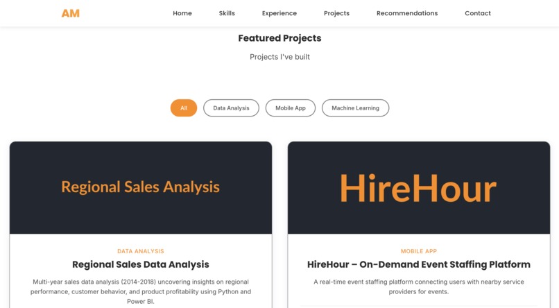 Anuj More Portfolio – screenshot 5
