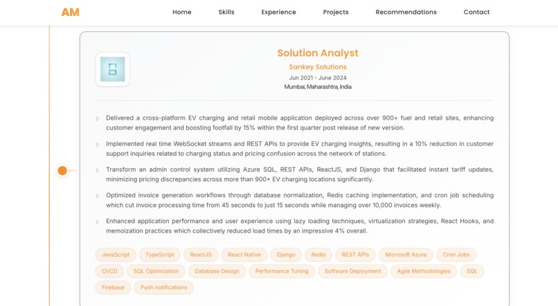 Anuj More Portfolio – screenshot 4