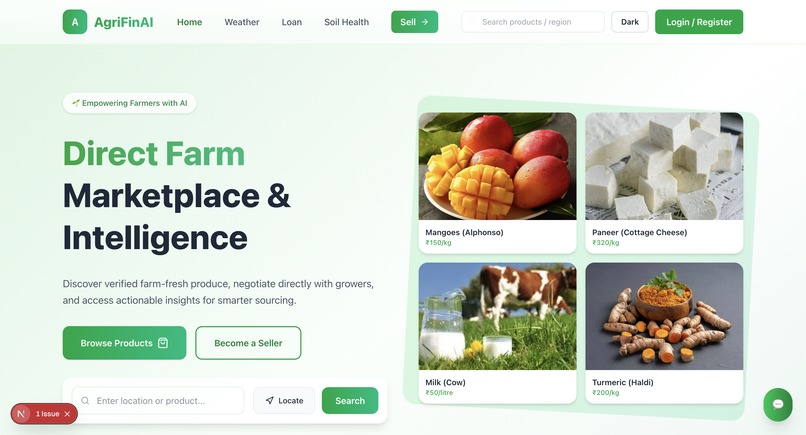 AgriFinAI – screenshot 1