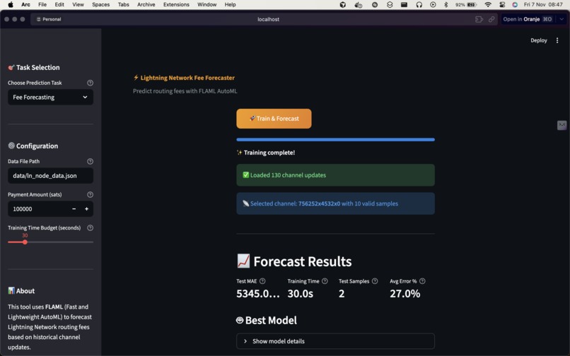 AutoLN – screenshot 2