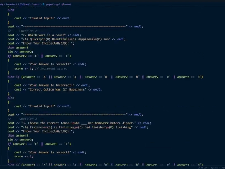 Computer Based Test – screenshot 1