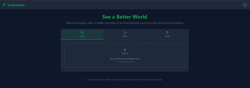 EnviroLens – Smart AI Assistant for Environmental Awareness – screenshot 1