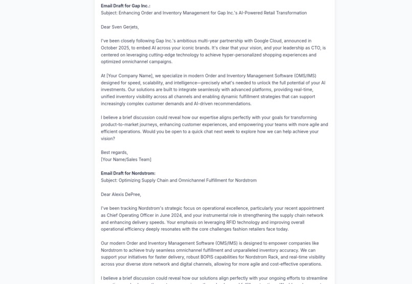 AI Sales Prospecting Agent – screenshot 7