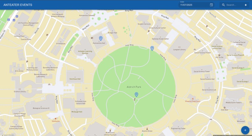 AnteaterEvents – screenshot 1