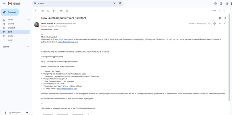 Multimodal All-in-one Global Logistical Solution Cloud Run  – screenshot 5