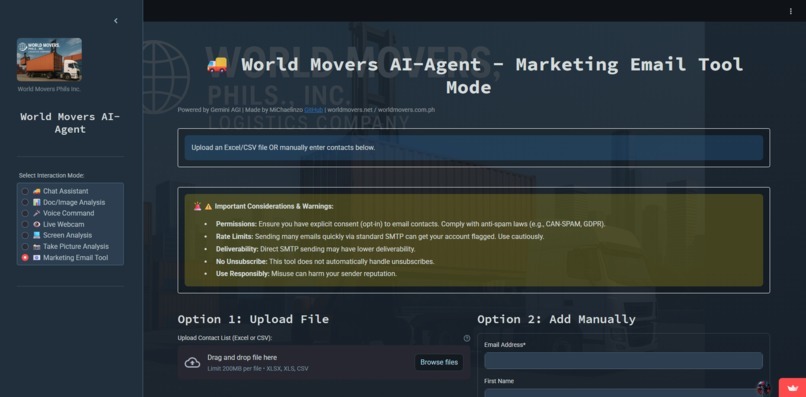 Multimodal All-in-one Global Logistical Solution Cloud Run  – screenshot 6