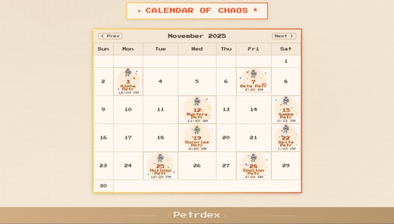 Petrdex – screenshot 2