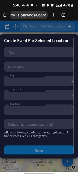 AnteaterEvents – screenshot 3