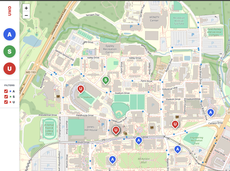 UMD EVENT FINDER – screenshot 1