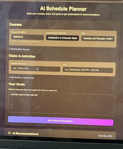TerpPlanner – screenshot 5