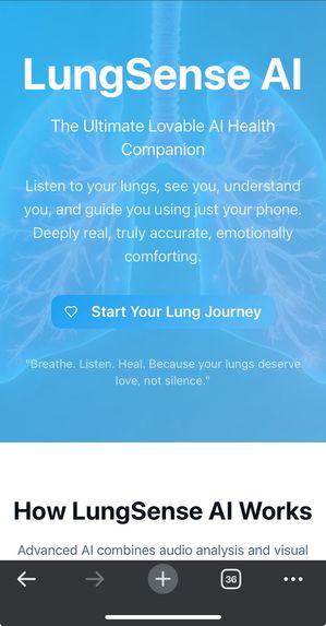 LungSense+Heart AI  – screenshot 1