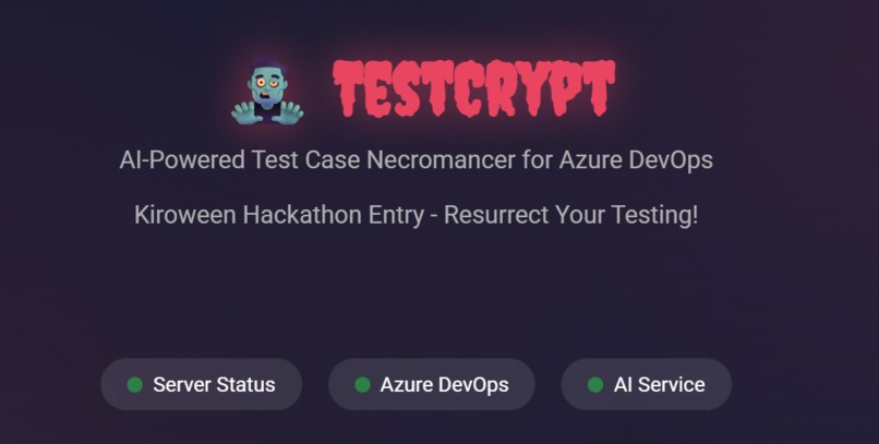 TestCrypt - AI Test Case Necromancer – screenshot 2