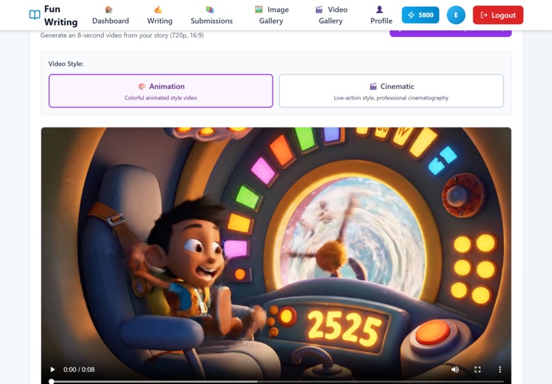 C6 Fun Writing - English Writing to Creative Visuals – screenshot 6