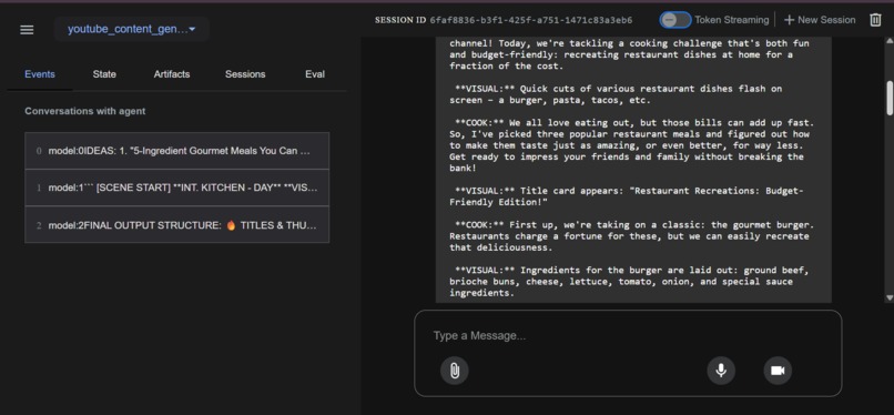 Youtube Content Generator – screenshot 2