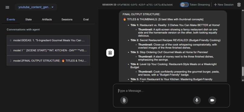 Youtube Content Generator – screenshot 3