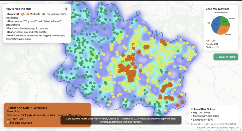 ReLink: Ethical AI Map for Missing-Person Risk – screenshot 4