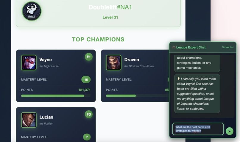 Rift Rewind: AI-Powered League Analytics – screenshot 3