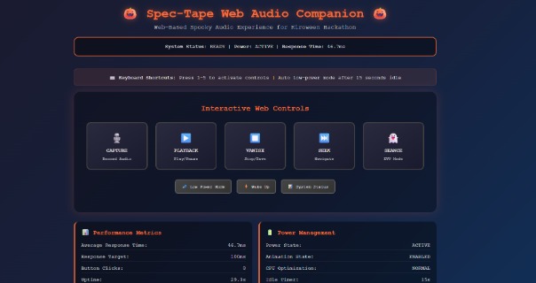 Spec-Tape: The Ghostly Mixtape Machine – screenshot 2