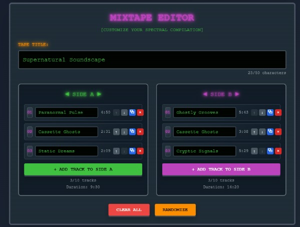 Spec-Tape: The Ghostly Mixtape Machine – screenshot 4