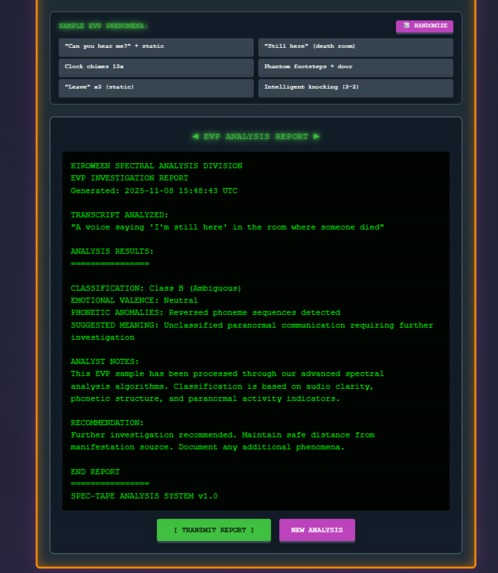 Spec-Tape: The Ghostly Mixtape Machine – screenshot 7