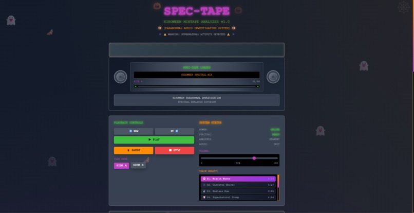Spec-Tape: The Ghostly Mixtape Machine – screenshot 9