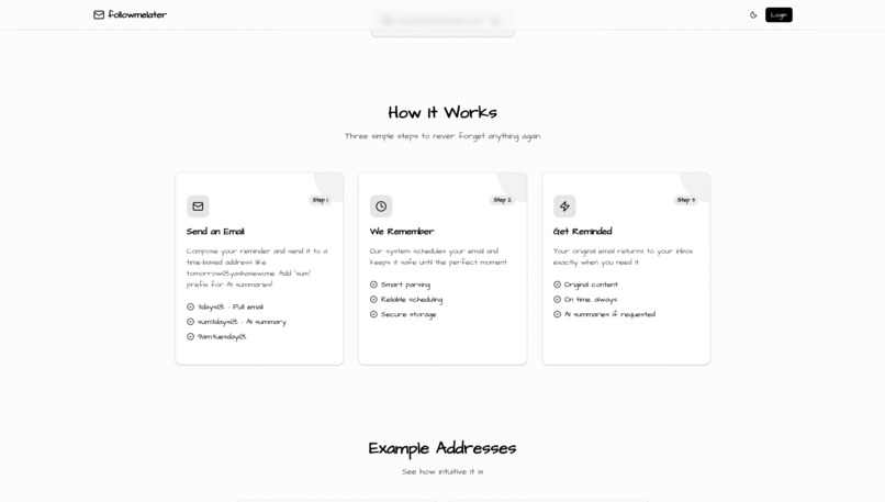 Followmelater – screenshot 2