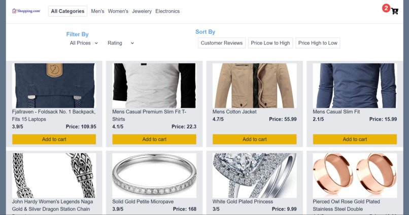 Shopping Cart – screenshot 1