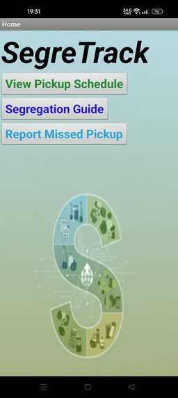 SegreTrack – Smart Waste Pickup & Segregation App – screenshot 1