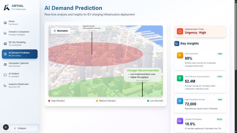 Amthal: AI-Driven 3D EV Infrastructure Planner  – screenshot 4