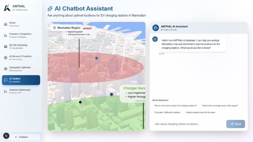 Amthal: AI-Driven 3D EV Infrastructure Planner  – screenshot 6