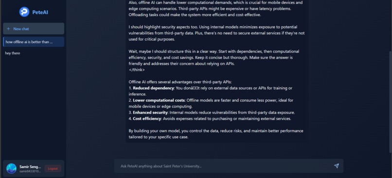 PeteAI – screenshot 1