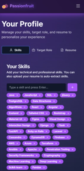 Passionfruit - Skills Gap Analyzer – screenshot 4