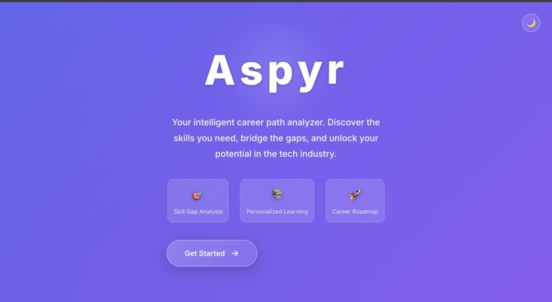 Aspyr - Your intelligent Skills Gap Analyzer – screenshot 1