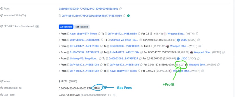 Crypto Flashloan Abridge Bot – screenshot 1