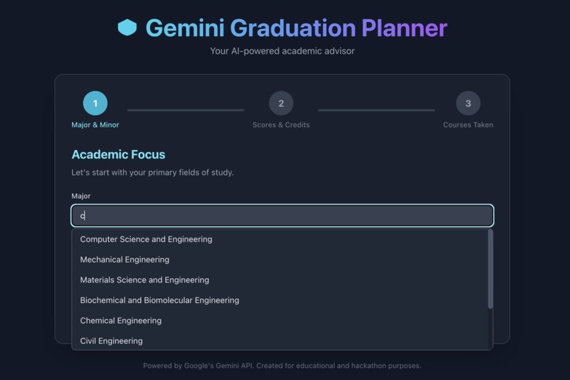 Gemini Graduation Planner – screenshot 2