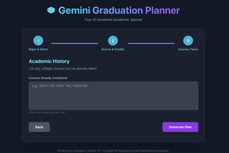 Gemini Graduation Planner – screenshot 5