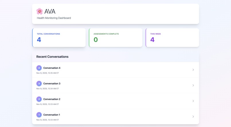 AVA: An AI Companion for Seniors – screenshot 3