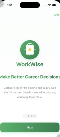 WorkWise – screenshot 1