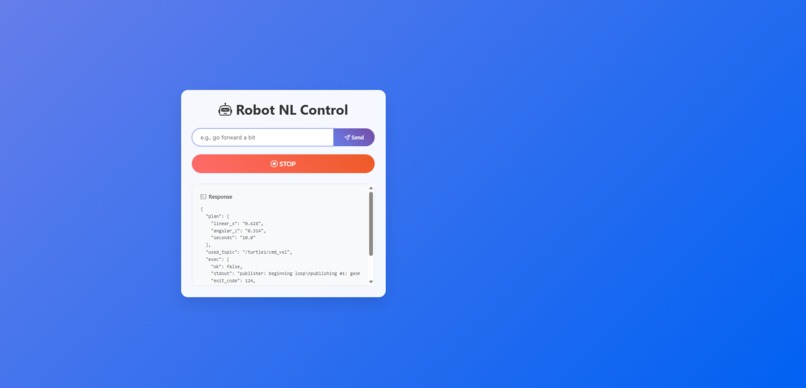 Natural Language Processing for Robotics – screenshot 1