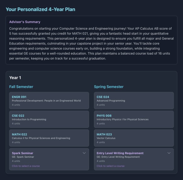 Gemini Graduation Planner – screenshot 6