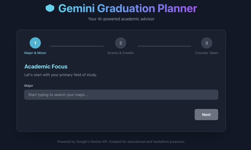 Gemini Graduation Planner – screenshot 1