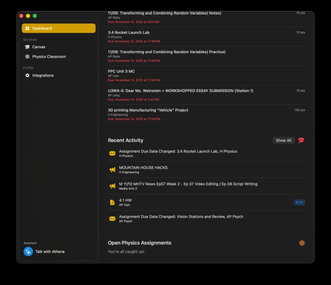 Athena – screenshot 2