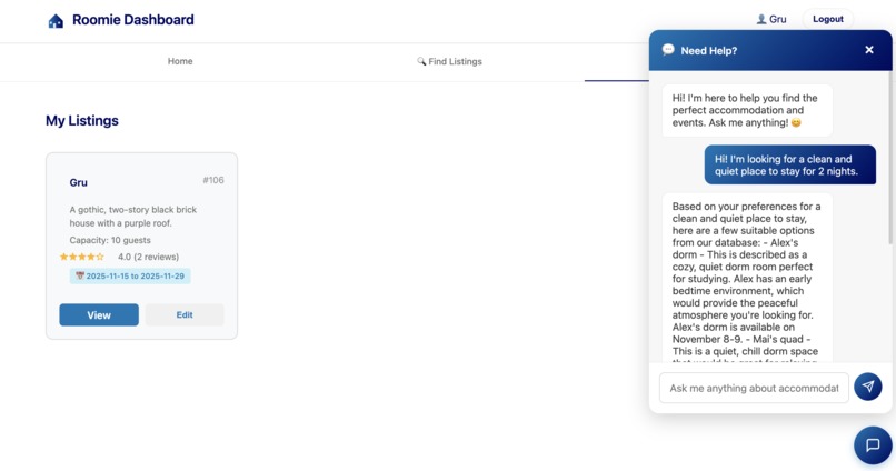 Roomie – screenshot 3