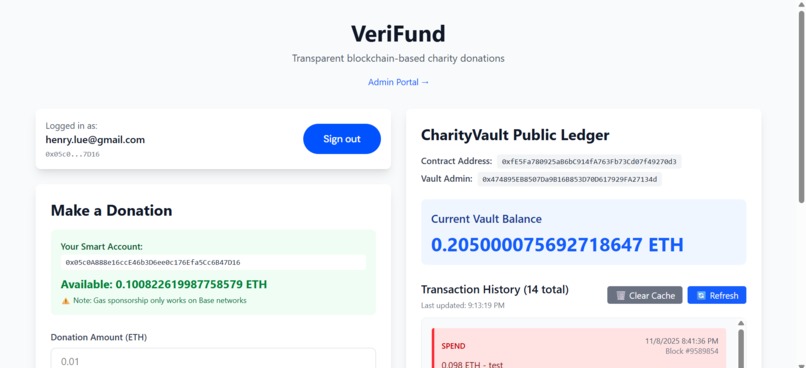 VeriFund – screenshot 3