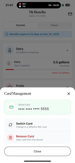 WIC App – screenshot 9
