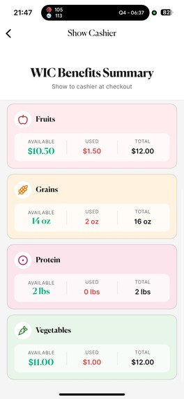 WIC App – screenshot 11