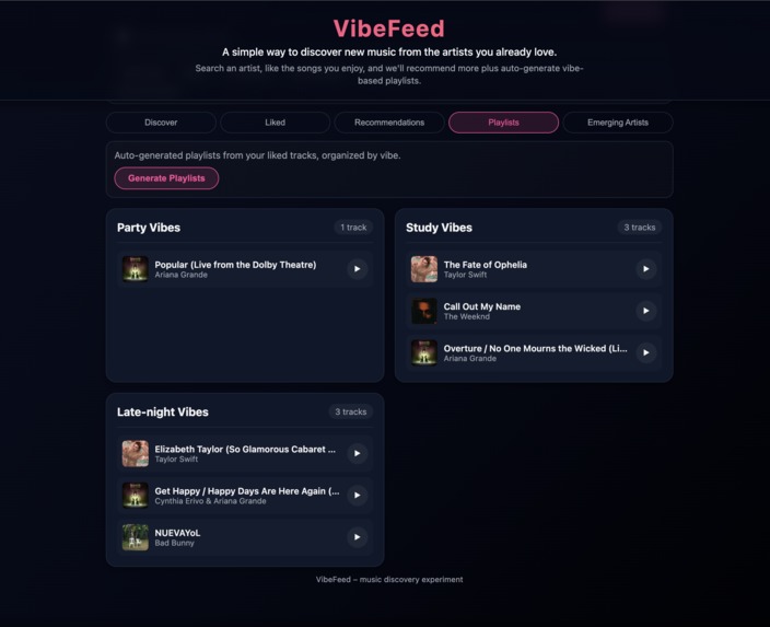 VibeFeed – screenshot 1