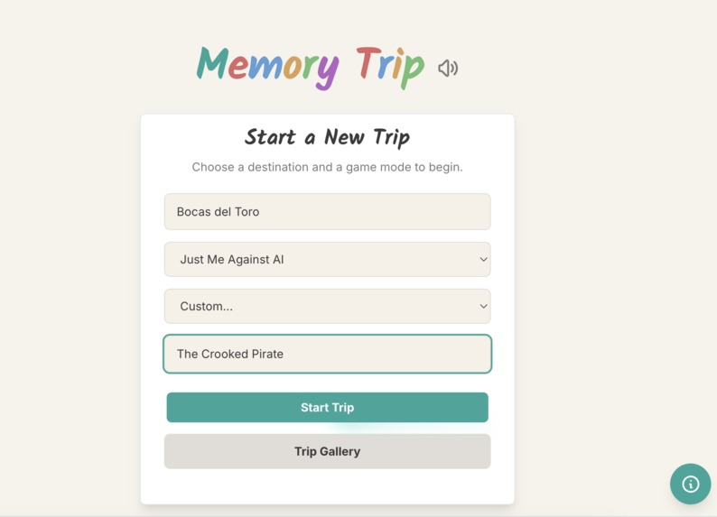 Memory Trip, a Real-Time Memory Game – screenshot 1