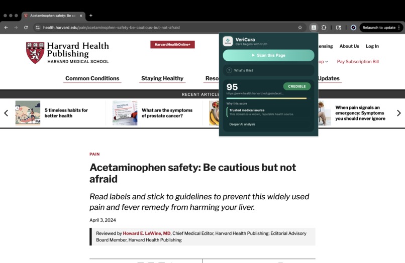 VeriCura – screenshot 2