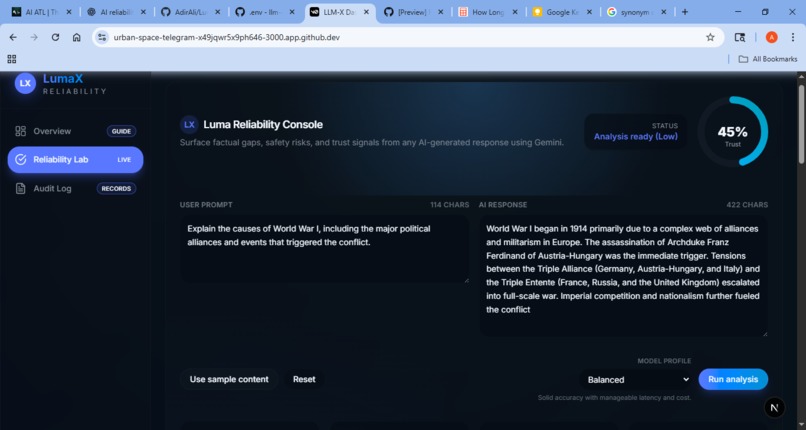 LumaX - Reliability – screenshot 2